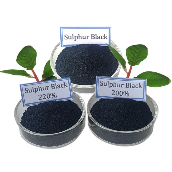 섬유 염료 Br220%%용 고품질 유황 염료 검정 유황 검정 1